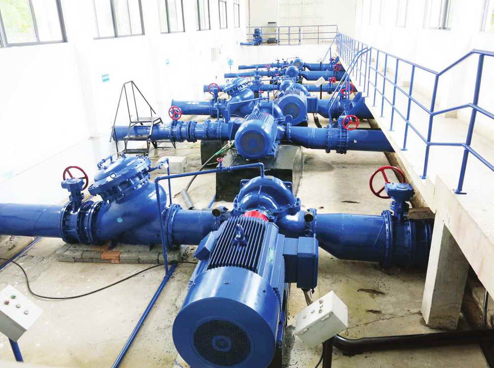 Electric motor water pumps