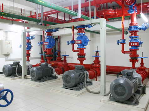 Firefighting pumps station